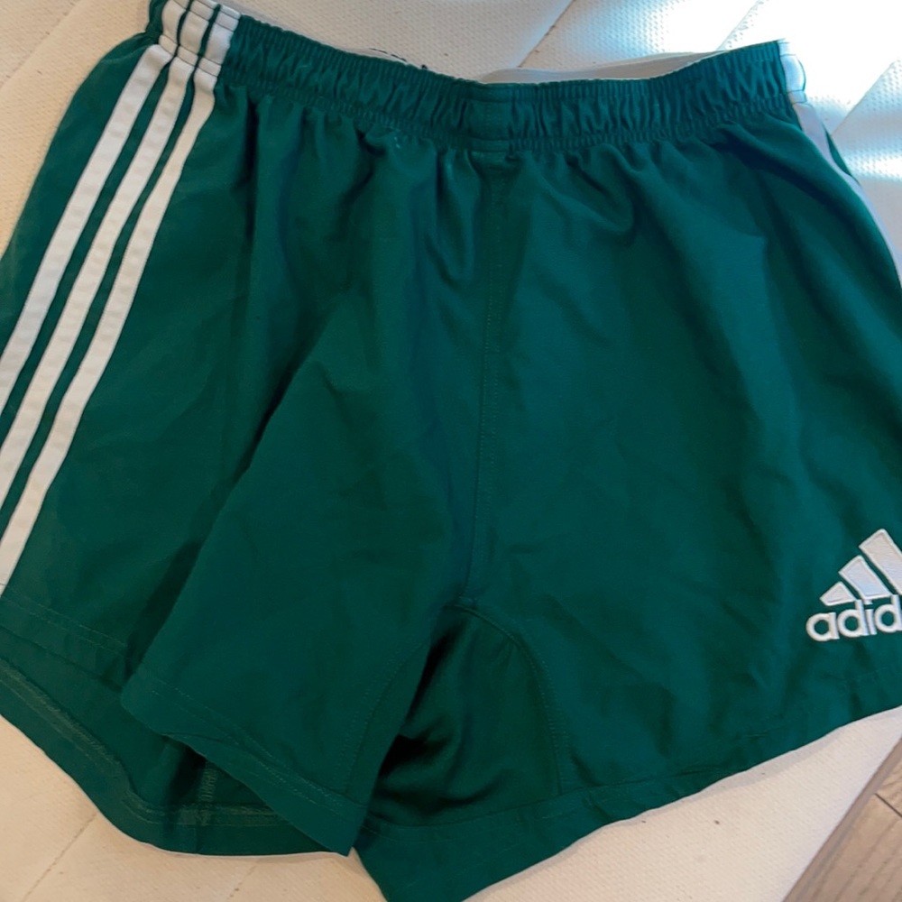 Green Adidas workout shorts!